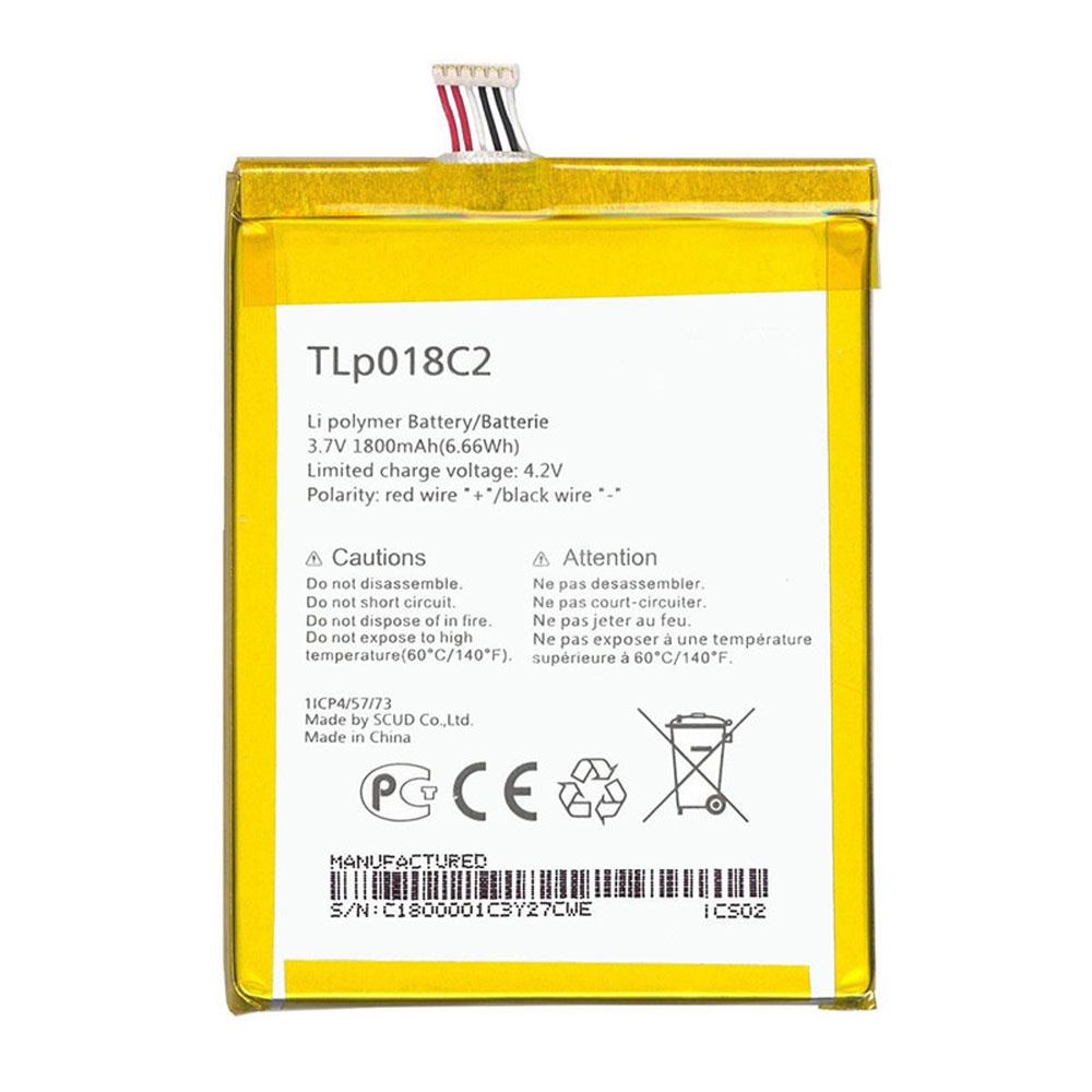 Batería para ALCATEL TLP018C2
